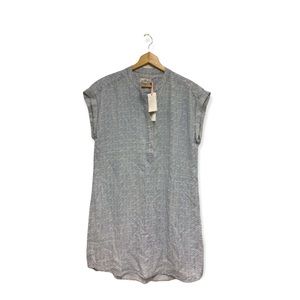 NWT Vineyard Vines Blue Print Chambray Print Margot Short Dress 12